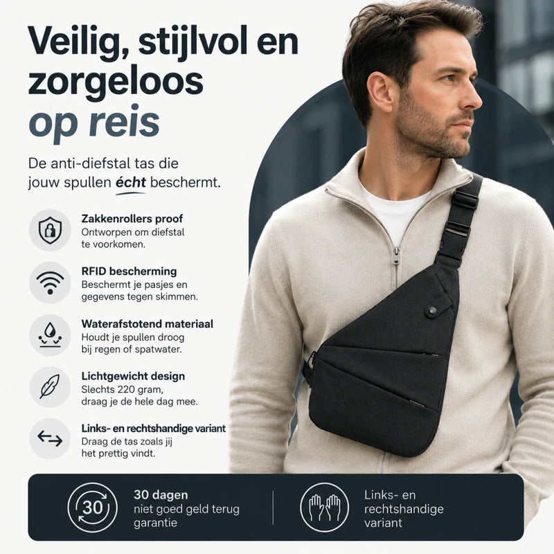 Vexo™ | anti diefstal schoudertas