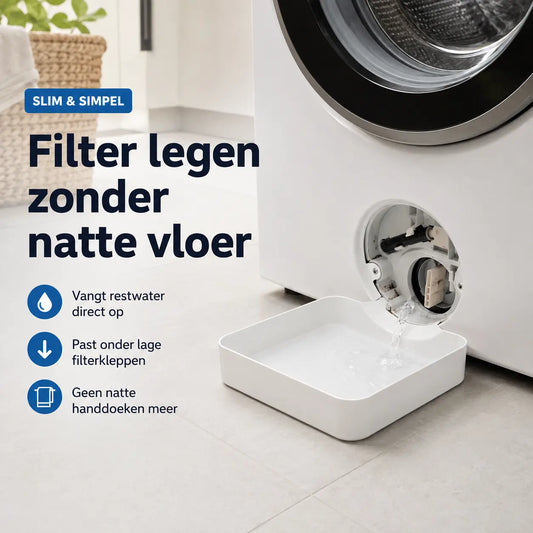 FilterTray™ | Filter legen zonder natte vloer