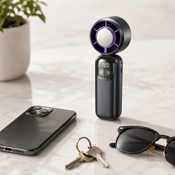 PocketBreeze™ Mini Ventilator  Verkoeling die altijd in je tas past