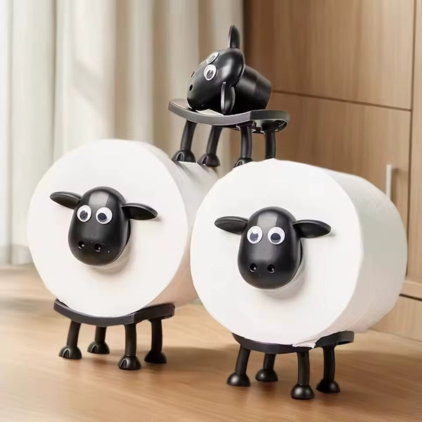 AnimalRoll™ Schaap Toiletrolhouder  Zeven rollen op één schaap