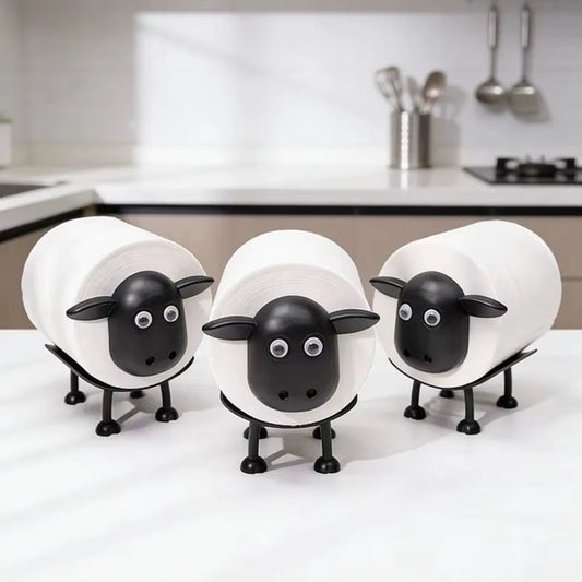 AnimalRoll™ Schaap Toiletrolhouder | De leukste manier om je toiletrollen op te bergen.