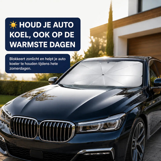 AutoShade™ Zonnescherm | Stap in een koele auto, ook na uren in de zon